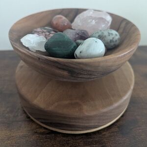 Floating Wooden Magnetic Levitating Bowl